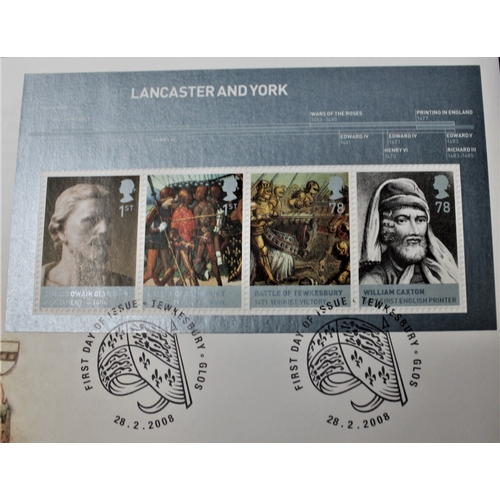 1306 - Great Britain 1995-2008 Commemorative FDC's many alternative H/S, A/T, good clean lot (150 approx.)