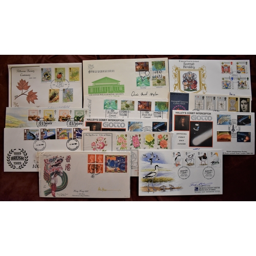 1065 - Great Britain signed FDC's - batch of (12) includes Frank Muit, Duke of Attoch, Postmaster General (... 