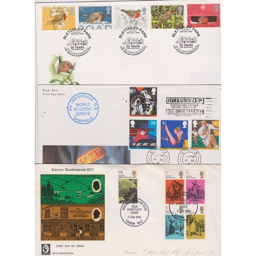 1073 - Great Britain 1970 (3 June) Literary Anniversaries set on Cameo FDC, old Curiosity Shop H/S, 1991 (1... 