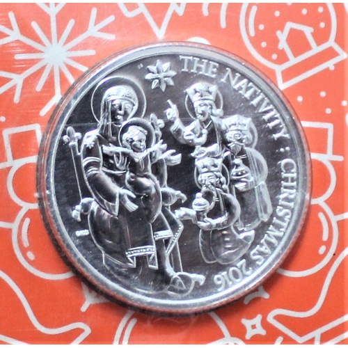 423 - Great Britain 2016 £20 silver coin to celebrate the Christmas Nativity Story, reverse designed by Gr... 