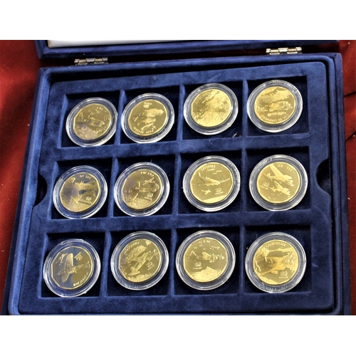 25 - Legends of Aircraft set of (24) Commemorative Coins from the Marshall Islands