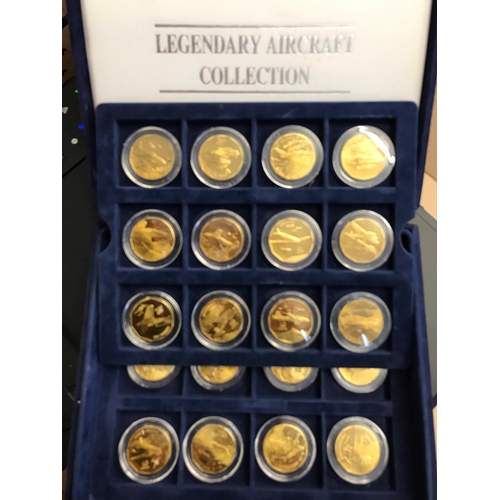 25 - Legends of Aircraft set of (24) Commemorative Coins from the Marshall Islands