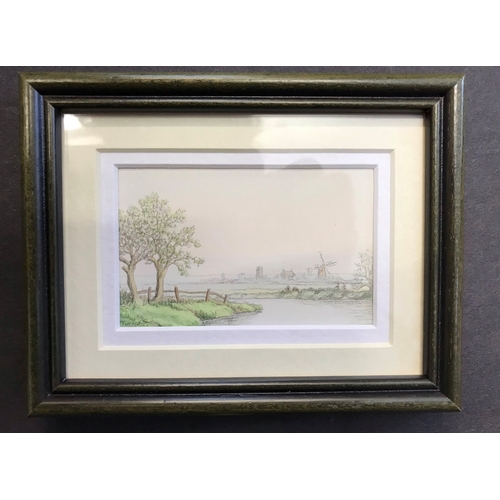 146 - Cyril B Turner watercolour and pencil landscape painting of 