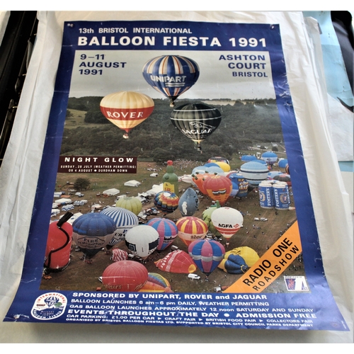 186 - Aviation History 1991 13th International Balloon Fiesta Ashton Court Bristol, 9-11 August 1991 colou... 