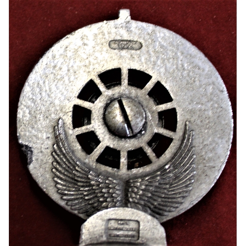 20 - Royal Automobile Club Association Enamel Car Badge F4723, c.1930s, with fitting for attaching to a c... 