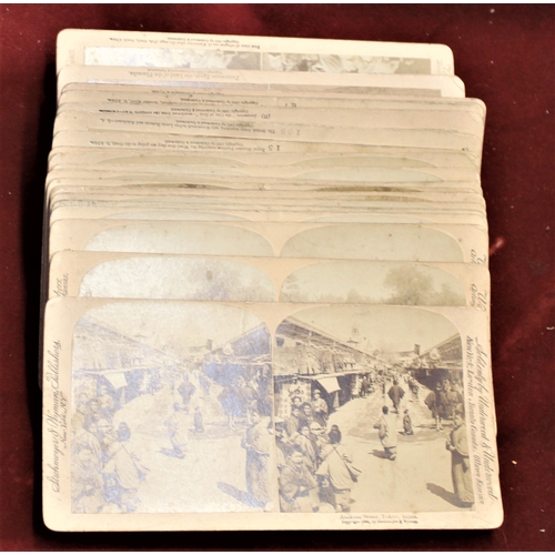 34 - Boer War Stereographic Pictures (25) made by Underwood and Underwood including General Pole-Carew co... 