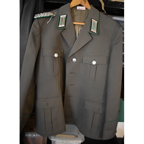 48 - Cold War era East German DDR/NVA uniform jackets (3) East German Border Troops (Grenztruppen Der DDR... 