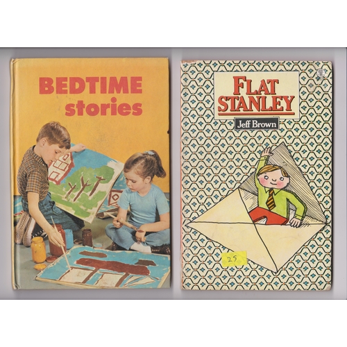 507 - Storybooks for children;, Flat Stanley by Jeff Brown 1980 paperback (some pics coloured in crayon) a... 