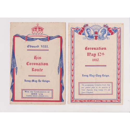 516 - George & Elizabeth's Coronation May 12th 1937 Coronation Route Map with the compliments of OXO Ltd L... 