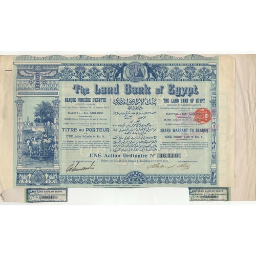 261 - Bonds: Greece Olympias Forestiers Salonique, 1935 Bond, 1000 Drachmai Lumberjack large vignette, wit... 