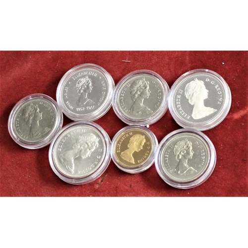 429 - Canada Dollars with 1967, 1971, 1972, 1973, 1977, 1983 and 1987 all cased, BUNC several, several pro... 