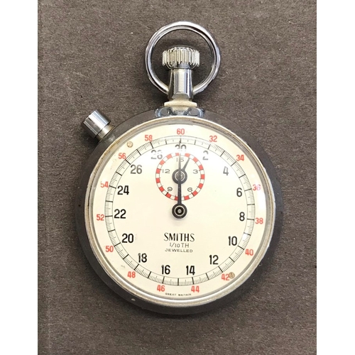 489 - Smiths Stop Watch. In good working order stainless steel casing. Excellent condition. Smiths Vintage... 