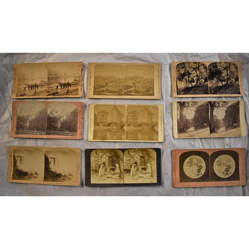 470 - Early 20th Century Stereograph collection (30) including Seven of London by H.H.S., The Happy Maiden... 