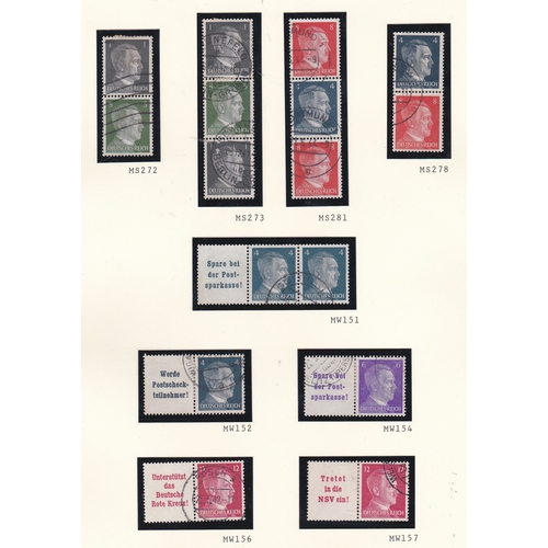 26 - Germany 1941 definitives SG769a & 770a u/m booklet panes; SG771a & 773a u/m booklet panes; SG778a u/... 