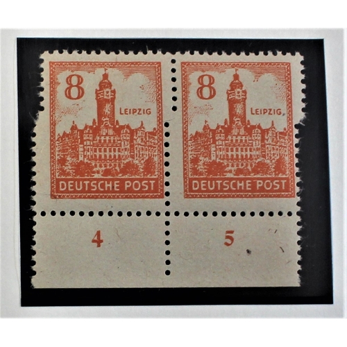 507 - Germany 1946 Russian Zone West Saxony Env cancel on SG RD19, RD22-RD23, RD25, RD28-RD29; Env cancel ... 