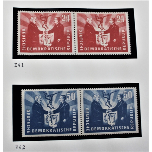 522 - East Germany 1950 Elections SG E32 used & on env 15.10.1950 Leipzig c2 Unity list cachet; Peace Prop... 