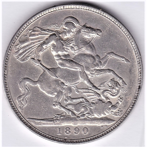 30 - 1890- Victoria crown EF