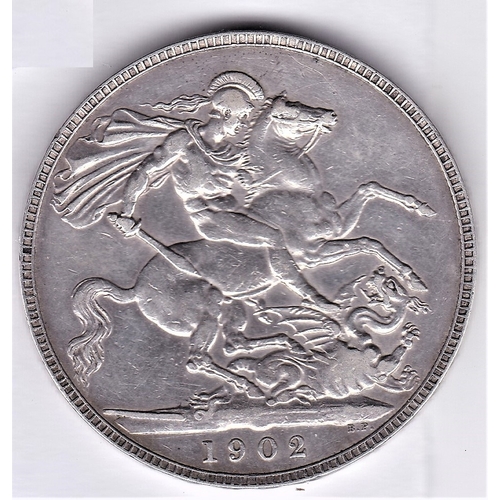 33 - 1902 Edward VIII Crown, AVF