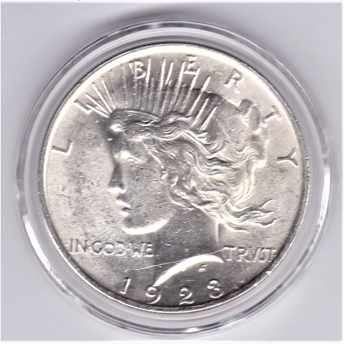 64 - USA 1923 - Silver Peace Dollar AUNC