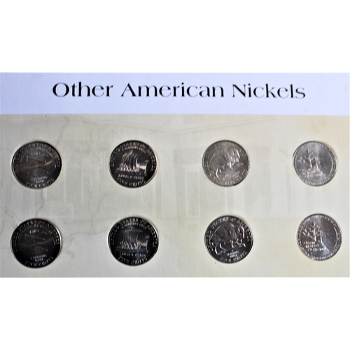 80 - USA - 2004-2006 Westward Series nickels, all BUNC in special folder (13) and other nickels BUNC (8)