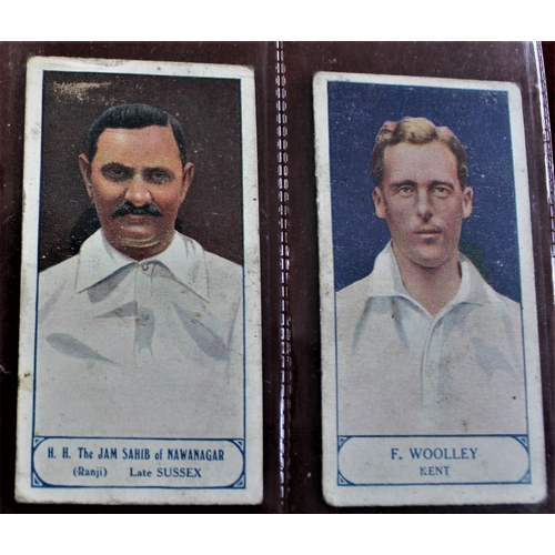 16 - J. A. Pattriouex Cricketers series 1928, (8) cards. G/VG in modern sleeve