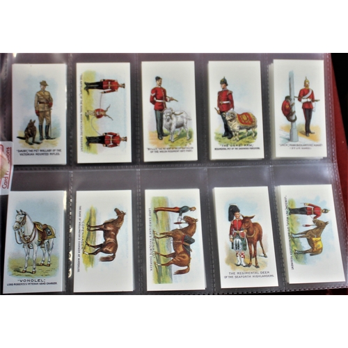 18 - Card Collectors Society and Card Promotions Reproduction sets (3) including Regimental Pets, Butterf... 