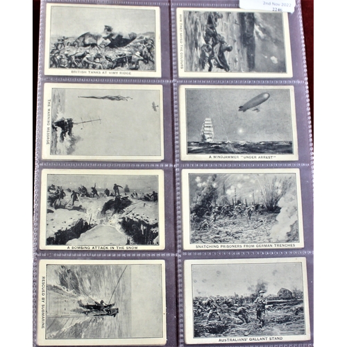 20 - Amalgamated Press - The Great War 1914-1918 1927 series, 16/16 cards. Poor to very good