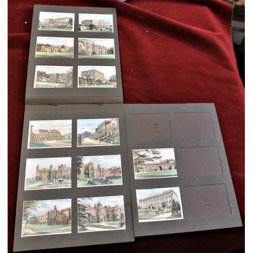 23 - W.D. & H.O. Wills Ltd., Cigarette Cards Beautiful Homes 1930 Set L 25/25 good condition