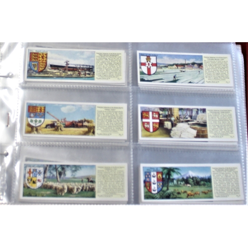 42 - Typhoo Tea Trade Cards (9) full sets including Common Objects highly magnified, William Shakespeare,... 