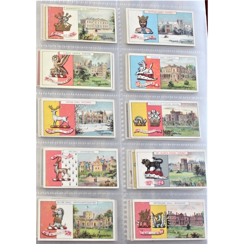 55 - John Player & Sons. 6 Full small sets and 3 large sets. Including Racing Caricatures. Footballers Ca... 