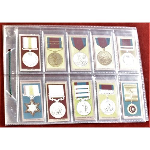 59 - W.A. & A.C. Churchman Medals 1910, set of 25/50. Good condition each card cataloguing £8 each. VG/EX