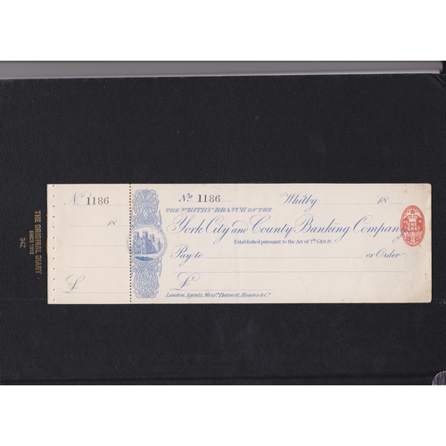 366 - York City & County Banking Company Whitby. Mint Order with C/F RO 13/12/81 Blue on White. Vig: Abbey... 