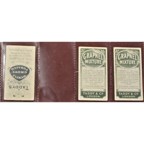 75 - Taddy & Co., Order of Chivalry, 2 cards of 'A series' 1911, 1 card of '2nd series' 1912. G/VG in sle... 