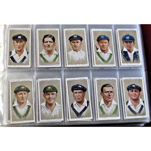 47 - John Players and Sons (20) Full sets including Racing Caricatures, Cricketers 1938, Footballers, Der... 