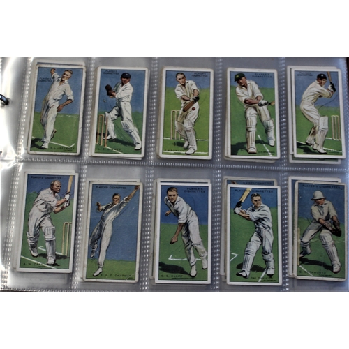 47 - John Players and Sons (20) Full sets including Racing Caricatures, Cricketers 1938, Footballers, Der... 