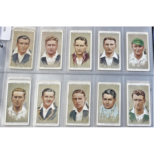 47 - John Players and Sons (20) Full sets including Racing Caricatures, Cricketers 1938, Footballers, Der... 