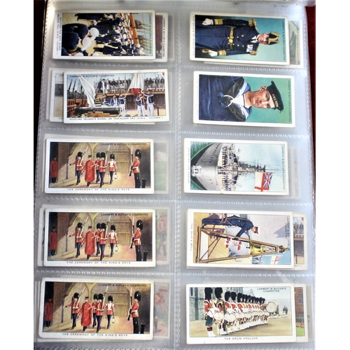 79 - Lambert & Butler 1 complete set and 2 sets of odds. Interesting Customs & Traditions of the Navy, Ar... 