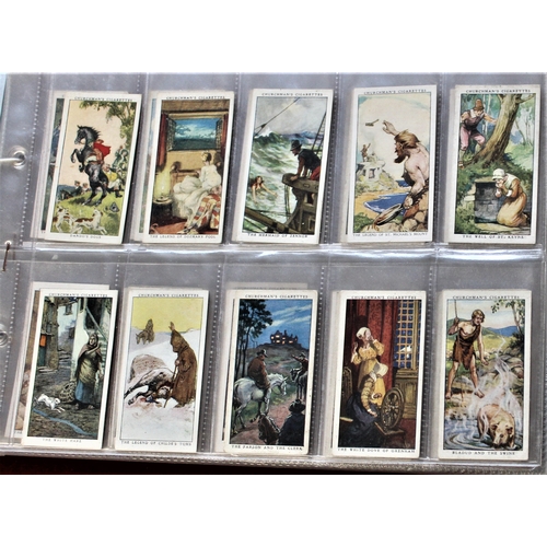 83 - W.A. & A.C. Churchman. 4 Sets. The Story of London 1934 50/50 cards (small size). Kings of Speed 50/... 