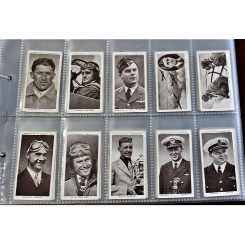 83 - W.A. & A.C. Churchman. 4 Sets. The Story of London 1934 50/50 cards (small size). Kings of Speed 50/... 