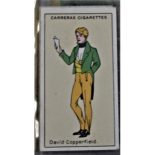 86 - Cigarette Cards (3) Full Sets, Mills British Famous Ships, Carreras Figures of Fiction, Cavanders Lt... 