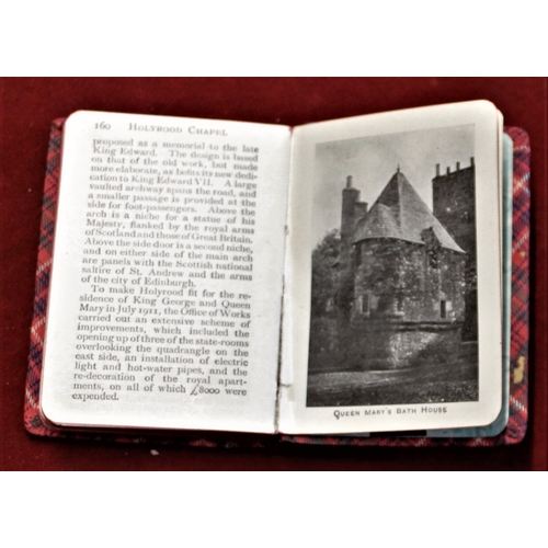 220 - Scotland - Old Edinburgh Castle to Holyrood miniature book, Pub Thistle Library with photo's. Very g... 