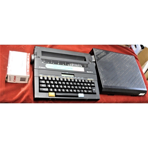 467 - Canon Typestar 2 electronic typewriter, with AC adapter AC-6 in original box, not tested