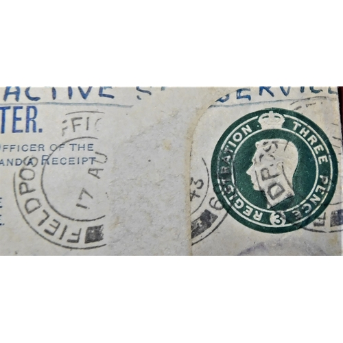 100 - British RAF Censored Airmail envelopes (3) to a Mrs R. Edwards of 1 Princes Avenue, London, RAF Cens... 