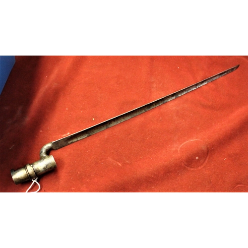 68 - British Pattern 1876 Enfield Snider/Martini-Henry Socket Bayonet, no scabbard