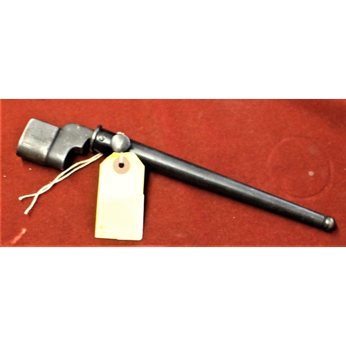 76 - British WWII No.4 Mk II spike bayonet with MK I scabbard, this one made by  Savage-Stevens Co. of Ch... 