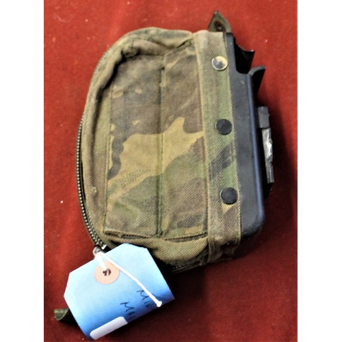 86 - British L108A1 FN Minimi small ammo magazine with camo pouch design.