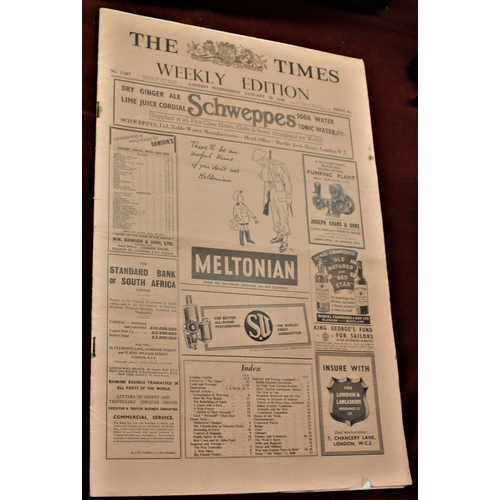 307 - The Times-weekly WWII edition 10th Jan 1940-rust staples other wise excellent