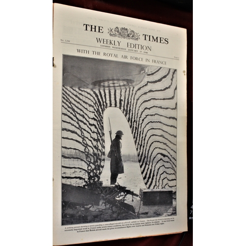 308 - The Times-early WWII edition-12th Jan 1940-rust staples other wise excellent condition