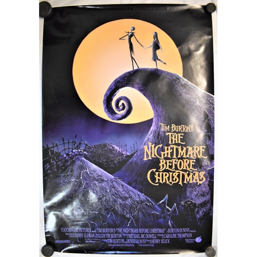 104 - Film Poster-'The Nightmare Before Christmas'-measurements 100cm x 76cm-excellent condition