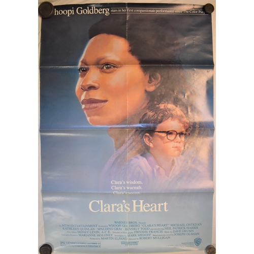 158 - Film Poster-'Clara's Heart'-starring Whoopi Goldberg-measurements 110cm x 69cm-(2)identical posters ... 